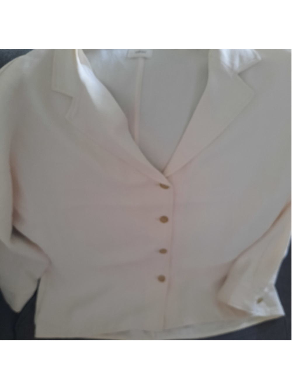 Aritzia Wilfred Ivory Blazer Large Like New
